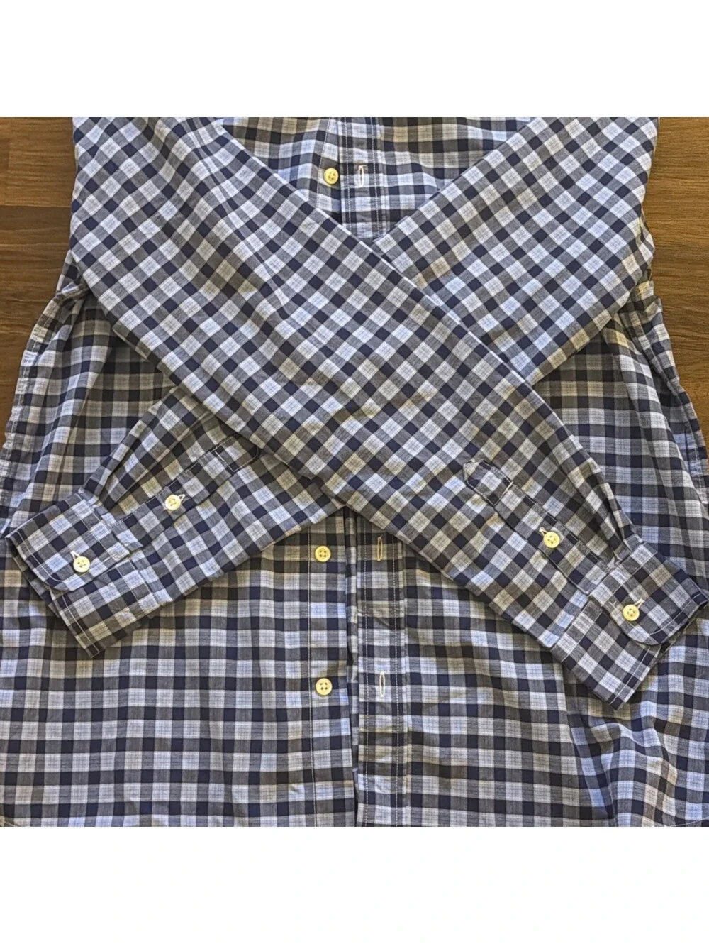 Ralph Lauren Polo Boy’s Blue Plaid Cotton Button Down Shirt Size XL 18-20 Preppy